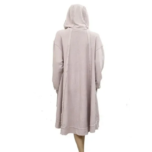 Free People North Sweatshirt Hoodie Tunic Top Oversized Slouchy Cotton L 283870 - Picture 7 of 8